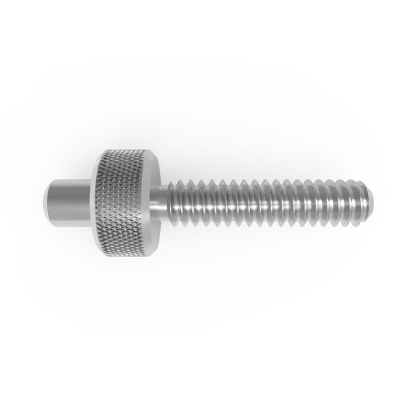68025SS Steel Knurled Jack Screw ASM