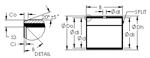 AST50 80IB32 bushing drawings