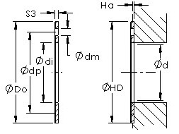 AST50 WC11IB bushing drawings