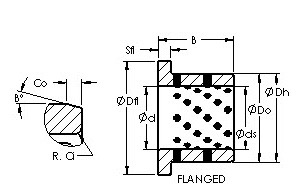 AST650 F253515 cast bronze bushing drawings