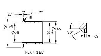 ASTEPBF 1012-08 injection molded thermoplastic bushing drawings