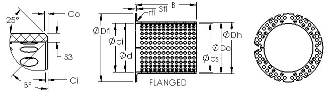 ASTT90 F12090 wrapped bronze bushing drawings