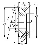 GX360T spherical plain  bearing drawings