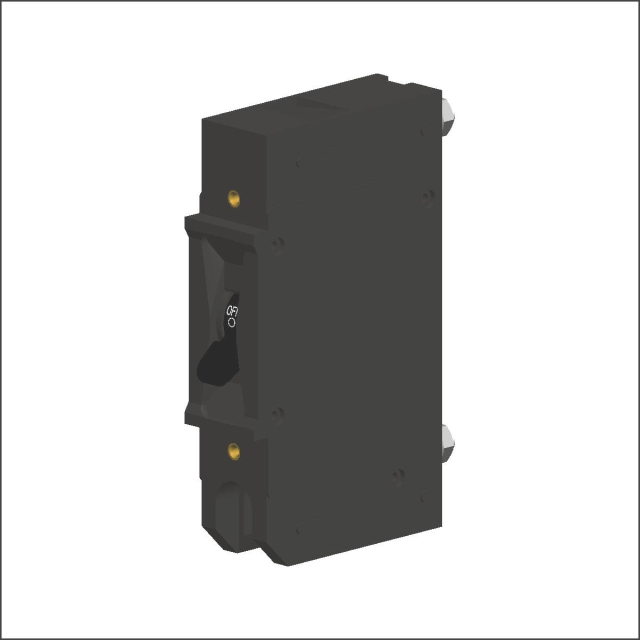 Handle, Single-pole, Stud 1/4-20, Back Connected terminals