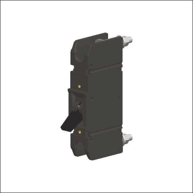 Handle, Single-pole, Stud 3/8-16, Back Connected terminals