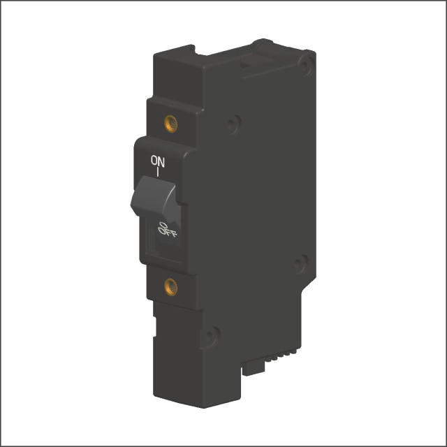 Single Color Low Profile Rocker, Single-pole, Screw 8-32 Bus Type terminals