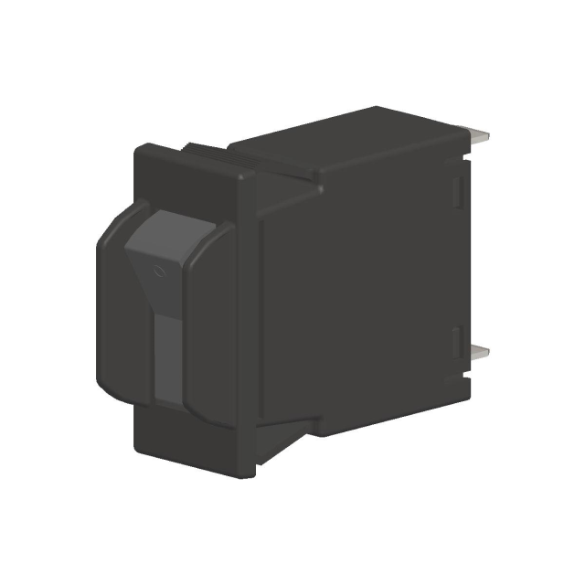 Non-Illuminated Single Color Angled Rocker, Single-pole, Push-On 0.250 Tab (Q.C.) terminals