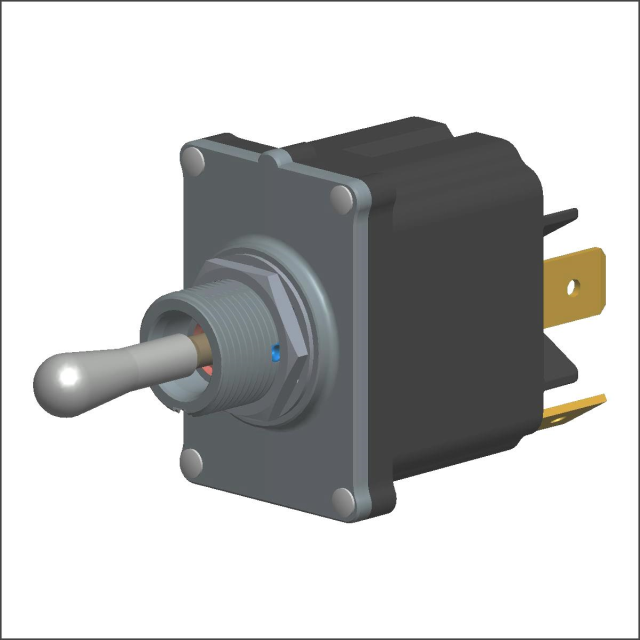 LOOP GDC ダブルハンド SH #8 F,ln,S1/S2,S3/S4 Carling Technologies STA1E1-53 Sealed Metal Toggle Switch