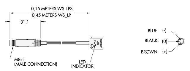 thumbnail interactive-video image 1 of Compact WSKLP Sensor – 24VDC NPN – Open Box – Never Powered 1 of 6