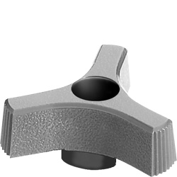 TH 1/4-20 X 1/2, ORANGE Thru Hole 3 Prong - 4-408-700