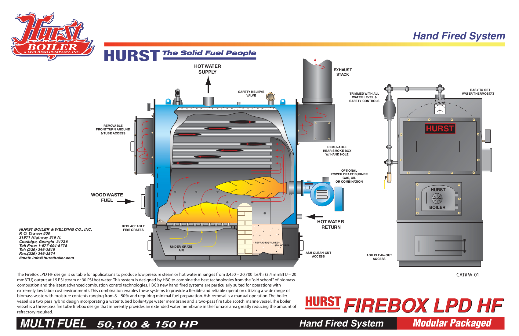 Firebox LPDF HF | Hurst Boiler