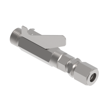 BVPMBBS-6S6T-S316 Male Npsm To Tube With Bhd Smaller Jam Nut