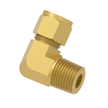 CLMA8M-4R-BRAS Male Elbow Tube To Male
