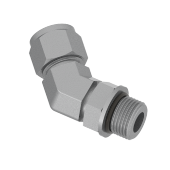 CSLB16-16U-STEL Sae Ms 45 Degmale Elbow Adjustable