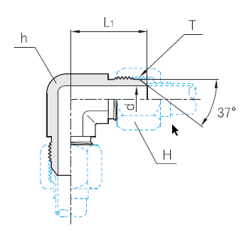 Union Elbow - Hy-Lok