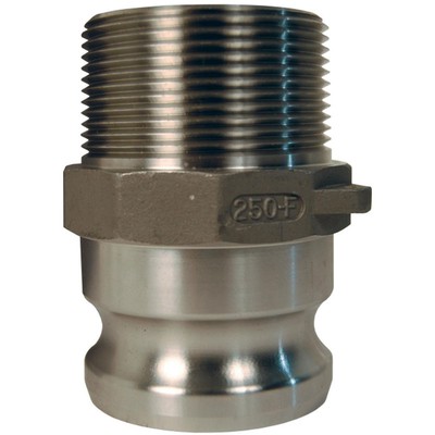 Q-D MALE ADPT 2"T 316SS DIXON