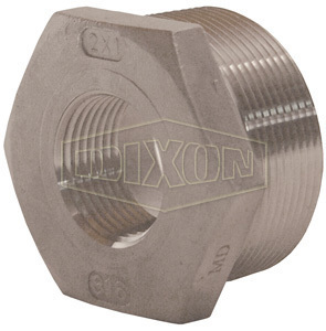 316SS HEX BUSHING 2" X 1.5" NPT