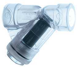 PVC CLR LINE STRAINER 1/2" T