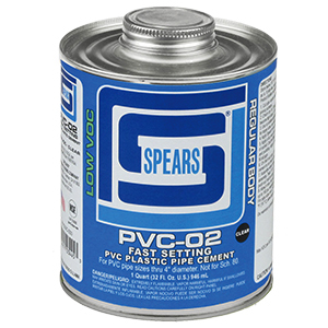 PVC02C-040 Spears Manufacturing  PVC Cement