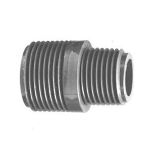 PVC N80 RED NIPPLE 3/4" X 1/2"