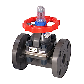 PVC/EPDM TU DIA VLV 3" FLG