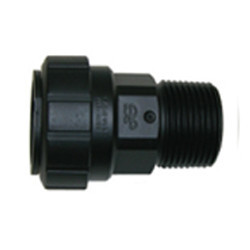 PEX PE MALE CONN COMPRESSION TUBE FITTING 3/4" BLK