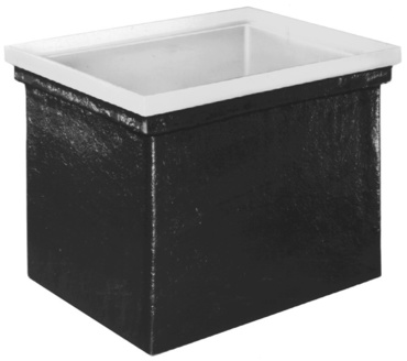 30"X30"X30" RECT TANK PE FRP CS