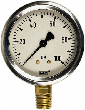 PREMIUM PRESSURE GAUGE  60 PSI