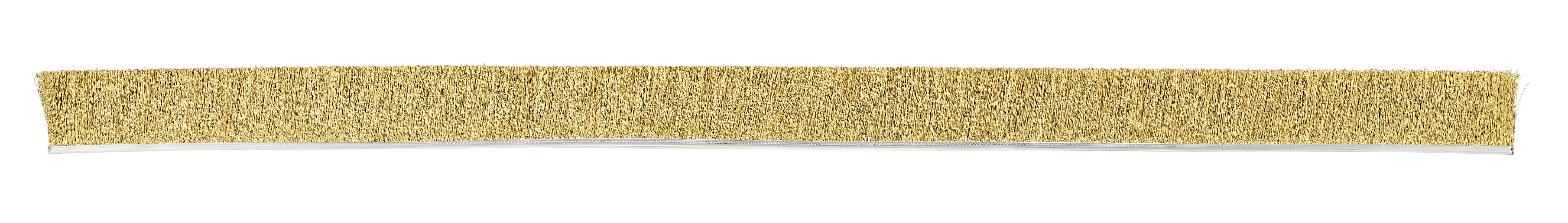 Tanis Brush MB100012 Metal Back Strip Brush with Light Duty 7/16 Galvanized Steel Backing Black Nylon Bristles 0.014 Bristle Diameter 2 Trim Length 1 Overall Length Tanis Brush MB100012 Metal Back Strip Brush with Light Duty 7/16 Galvanized Steel Backing Black Nylon Bristles 0.014 Bristle Diameter 2 Trim Length 1 Overall Length